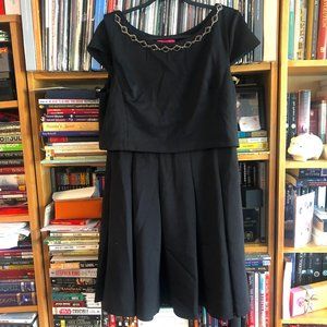 Betsey Johnson Black Dress Size 14